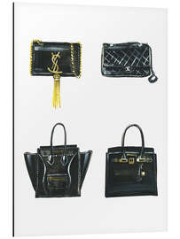 Aluminium print Handbags collection