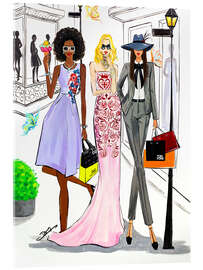 Akrylbillede Shopping day - Rongrong DeVoe