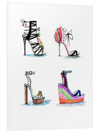 Quadro em PVC Designer shoes