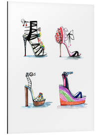 Magnettafel Designer Schuhe