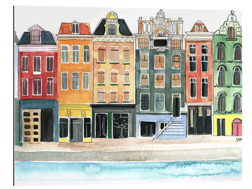 Gallery print Amsterdam watercolor