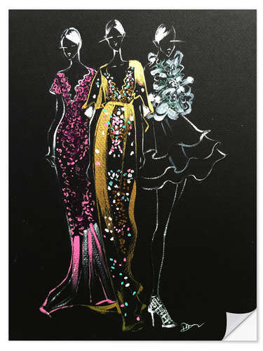 Sisustustarra Couture Fashion Illustration