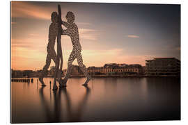 Gallery print Molecule Men river Spree