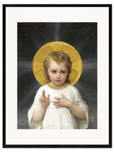 Gerahmter Kunstdruck Jesus