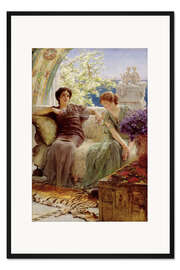 Gerahmter Kunstdruck Unerwünschtes Vertrauen