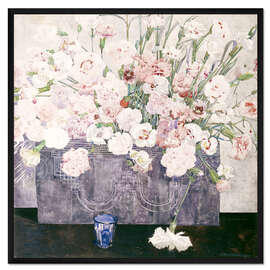 Gerahmter Kunstdruck Rosa