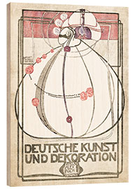 Wood print German art and decoration