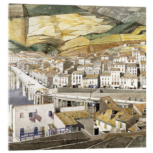 Tableau en verre acrylique Port-Vendres
