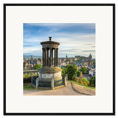 Stampa artistica con cornice Edinburgh Scotland View from Calton Hill