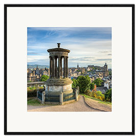 Stampa artistica con cornice Edinburgh Scotland View from Calton Hill