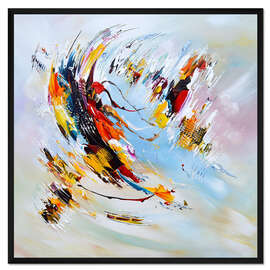 Gerahmter Kunstdruck Light