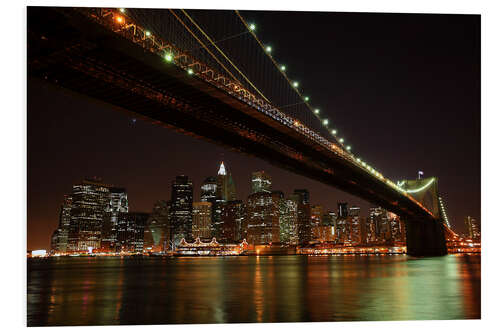 Foam board print Manhattan Skyline, New York, United States