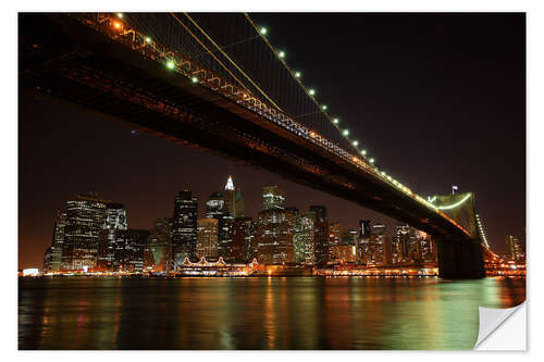 Naklejka na ścianę Manhattan Skyline, New York, United States