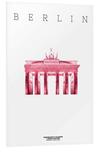 PVC print City of Berlin Brandenburg Gate