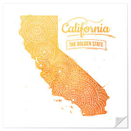 Vinilo para la pared california