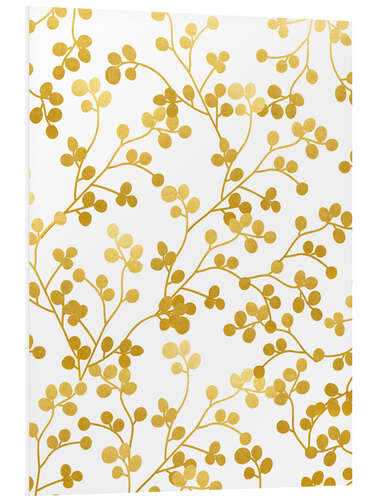 PVC print Golden Vines