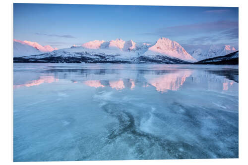 Tableau en PVC Sunrise,Lyngen Alps,Troms,Norway