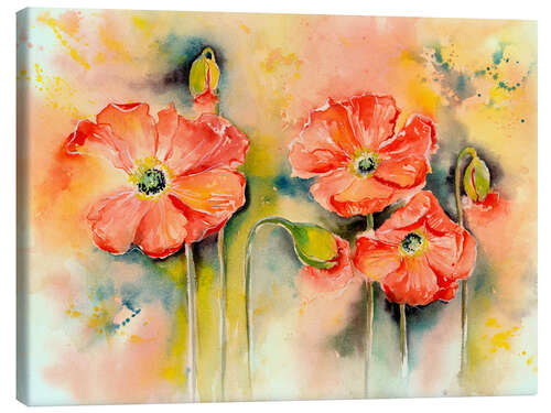 Canvas print Mohn