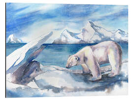 Magnettafel Eisbär