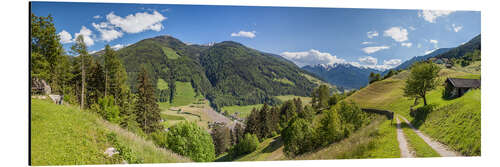 Aluminium print Hiking trail in the Valle Aurina (South Tyrol)