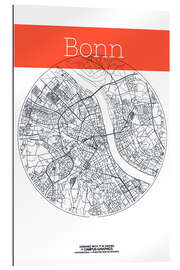 Galleriprint Bonn map circle