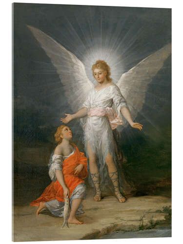 Acrylic print Tobias and the Angel