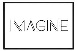 Gerahmter Kunstdruck Imagine
