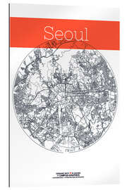 Galleriprint Seoul map circle