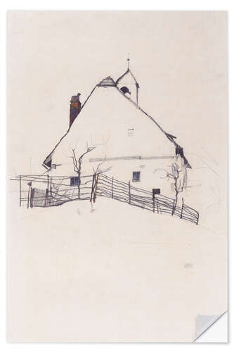 Muursticker House with Bell Tower