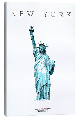 Canvas print New York City Statue of Liberty