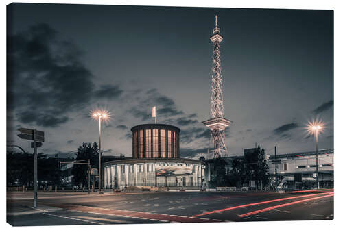 Leinwandbild Berliner Funkturm