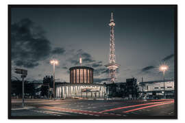 Gerahmter Kunstdruck Berliner Funkturm
