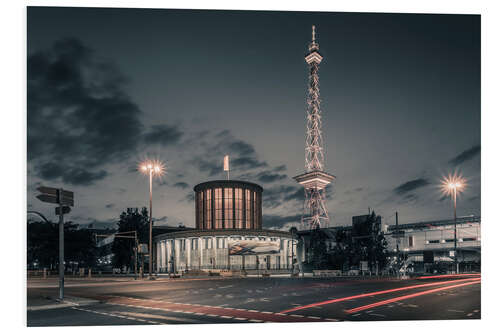 Foam board print Berlin TV Tower