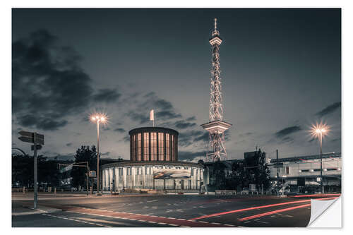 Självhäftande poster Berlin TV Tower