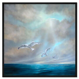 Gerahmter Kunstdruck Frei sein