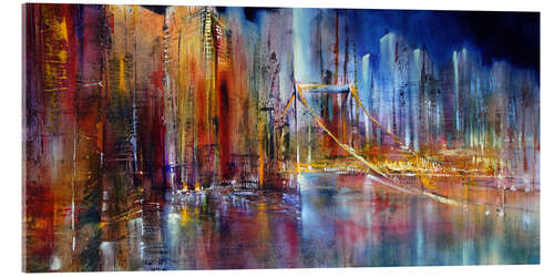 Acrylglas print City view II