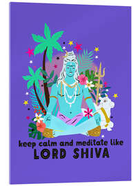 Acrylglasbild Lord Shiva