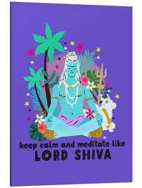 Tableau en aluminium Lord Shiva