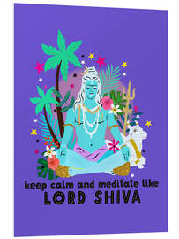 Foam board print Lord Shiva