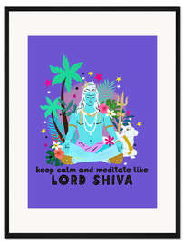 Gerahmter Kunstdruck Lord Shiva