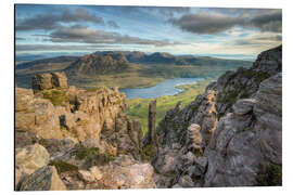 Magnettafel Auf dem Stac Pollaidh in Schottland