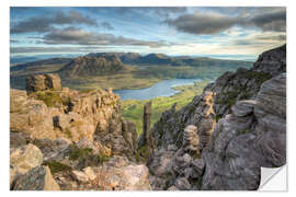 Wandsticker Auf dem Stac Pollaidh in Schottland