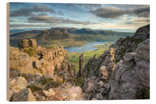 Obraz na drewnie Stac Pollaidh in Scotland