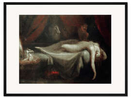 Gerahmter Kunstdruck Albtraum