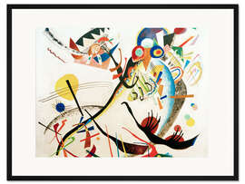 Gerahmter Kunstdruck Blaues Segment