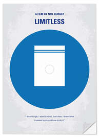 Selvklebende plakat Limitless