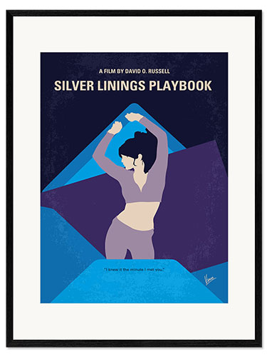 Plakat artystyczny premium w ramie Silver Linings Playbook