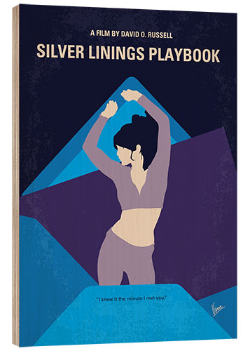 Wood print Silver Linings Playbook