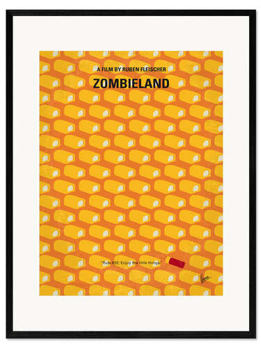 Ingelijste kunstdruk Zombieland