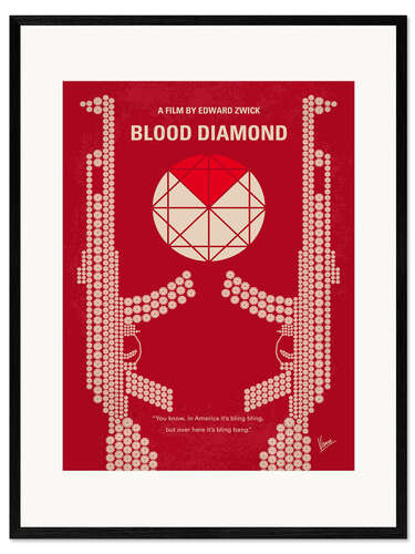 Ingelijste kunstdruk Blood Diamond
